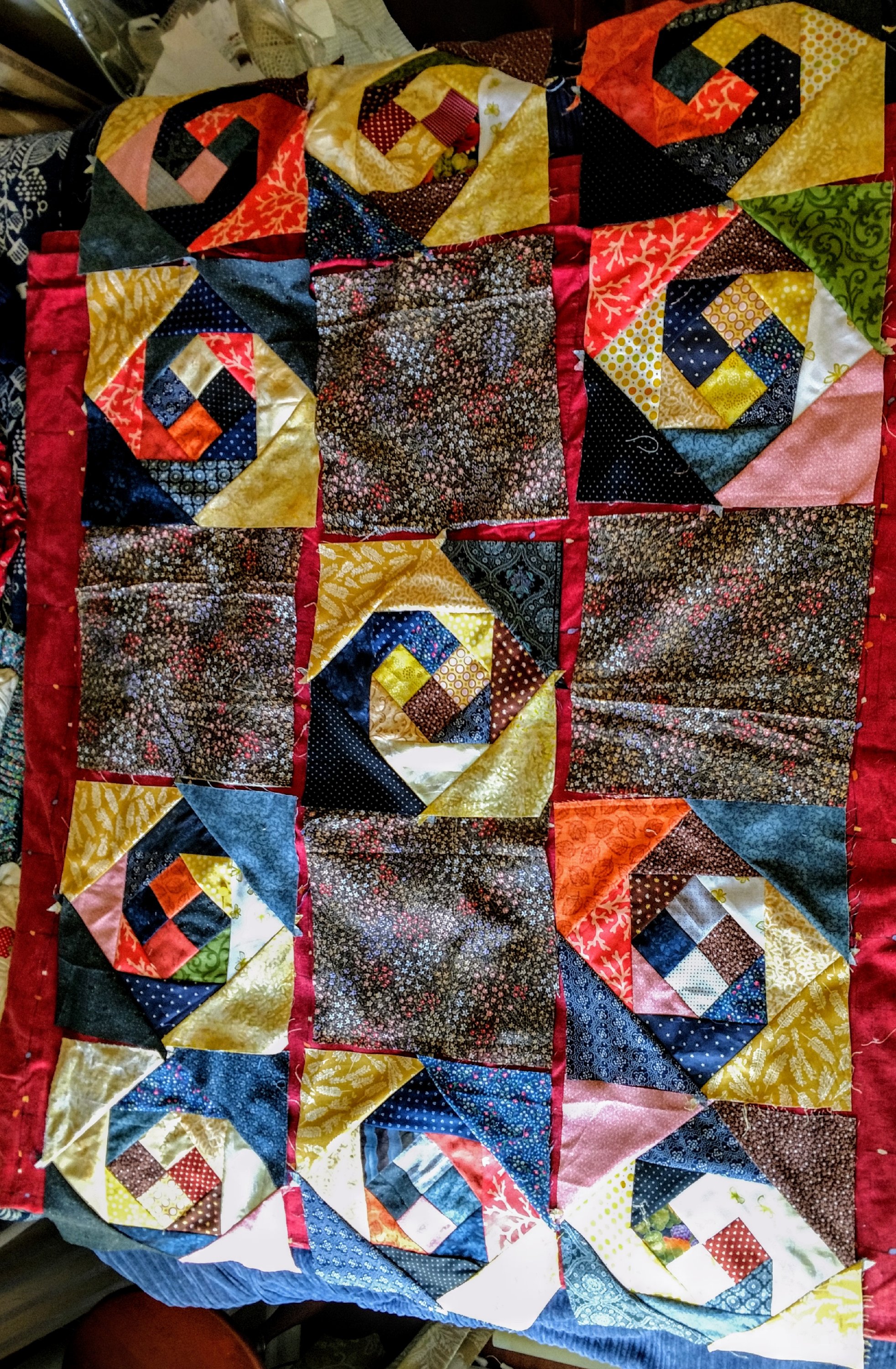 Traditional Monkey Wrench Quilting Pattern